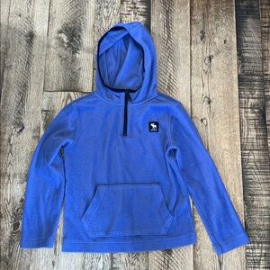 Abercrombie Kids purple/blue super soft Fleece Hoodie | 7/8
